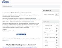 Tablet Screenshot of braintrainhelp.com